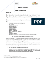 Manual de Convivencia Juegos Intercolegiados