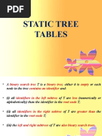 Static Tree Tables