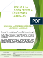 Derecho A La Protección Frente A Los Riesgos Laborales.