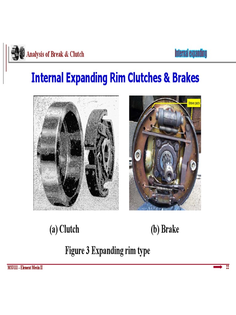 Internal Expanding Rim Clutches & Brakes (A) Clutch (B) Brake PDF