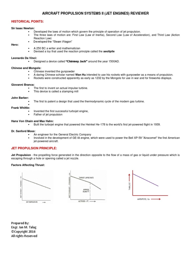 Aircraft Propulsion Systems Ii Pdf Rocket Engine Jet Engine