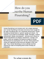 How Do You Describe Human Flourishing