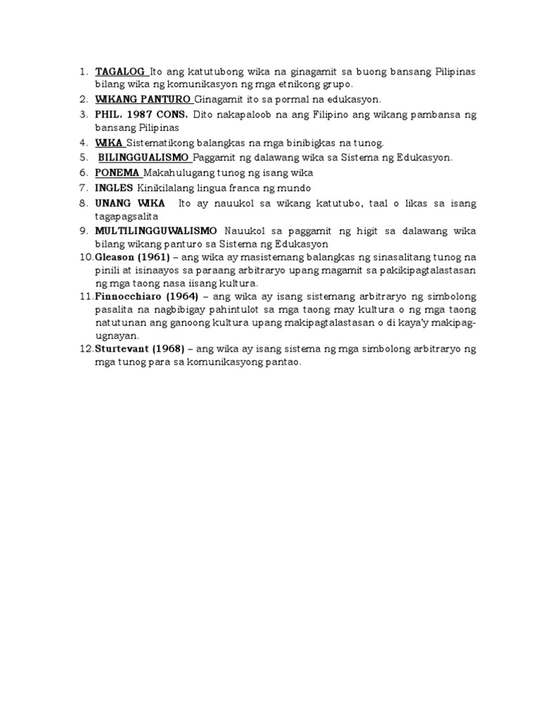 Pagsusulit 1 Lesson 1 KWKP | PDF