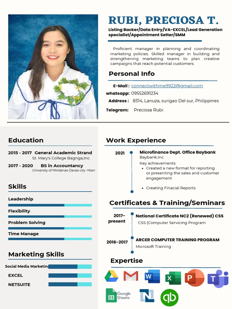 Formal Resume PDF Computing - 1703036051