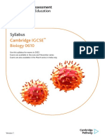 Biology syllabus