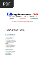 Tekla Steel Detailing Guide | PDF | Building Information Modeling | Drawing