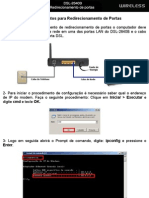 DSL-2640B Redirecionamento de Portas