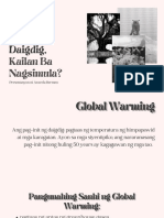 Ang Pabago-Bagong Kalagayan NG Klima