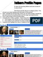 Facebook Profiles - Founding Fathers