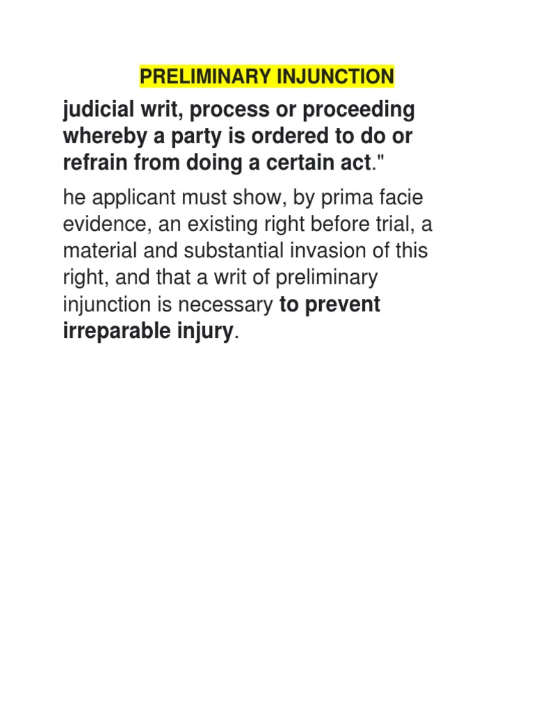 Preliminary Injunction PDF