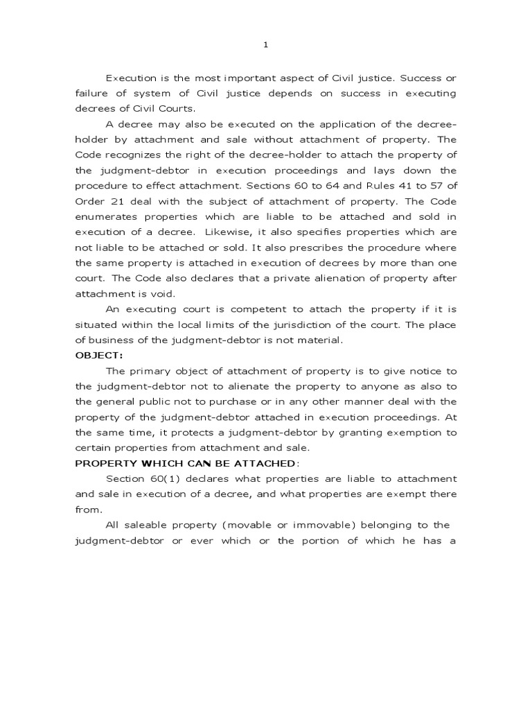 Object Download Free PDF Garnishment Property