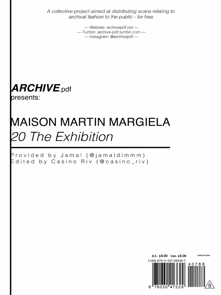 洋書 Maison Martin Margiela 20 The Exhibition Maison Martin Margiela - 20 The Exhibition - MoMu 2008