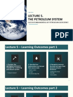 Lecture 5 - Petroleum Systems
