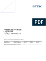 Phasecap Premium Capacitors: Series/Type: Mkk400-D-12.5-01