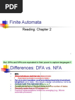 Equivalence NFA To DFA