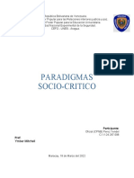 Ensayo Paradigmas Socio-Critico