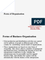 4 Form of Organisation