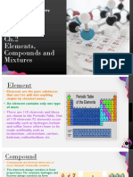 Elements, Compounds and Mixtures