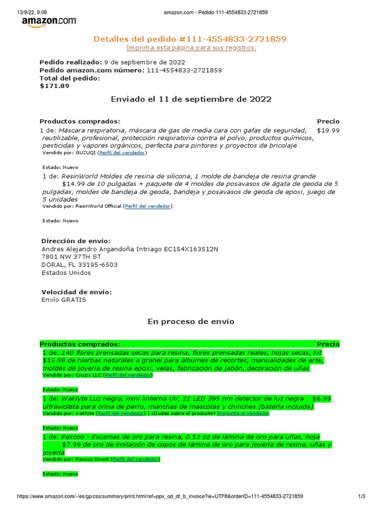 Pedido 111-4554833-2721859 -  - Com - Pedido 111-4576475-3999421 (8  Artículos Varios de 2 Pedidos), PDF