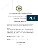 Universidad Técnica de Ambato: Facultad de Ciencias Humanas Y de La Educación