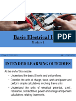 EE1 - Module 1-Basic Electrical Ideas