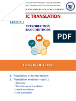 KHXHNV - Basic Translation Practice - Lesson 1 - Introduction