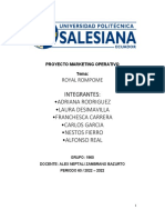 Proyecto Marketing Operativo