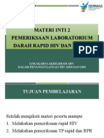 Pemeriksaan Lab Darah Rapid HIV Dan Sifilis