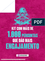 Kit 1.000 perguntas engajamento