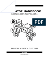 Operator Handbook Red Team Osint Blue Team Reference V10nbsped 9798605493952