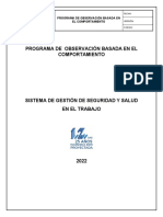 Programa Observación Basado en El Comportamiento