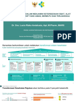 UPAYA PEMERINTAH DALAM MENJAMIN KETERSEDIAAN OBAT, ALAT - RIzka Andalusia - HISFARSI Jatim, 09092022