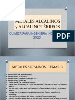 Metales Alcalinos y Alcalinos Térreos 2022