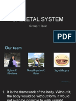 Group 1-Skeletal System Quiz