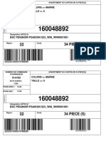 AU-165 Shipping Mark Solid PO 914162