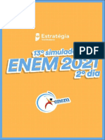 13o Simulado ENEM 2021 - 2o Dia Estratégia Vestibulares