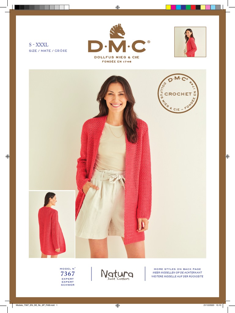 Https WWW - Dmc.com Media DMC Com Patterns PDF Natura 15761BE22 Modele ...