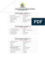 SOCOTECO II AREA FEEDER ASSIGNMENT As of October 30 2020