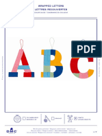 Https WWW - Dmc.com Media DMC Com Patterns PDF PAT1256 Wrapping - Wrapped Letters