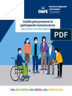 Cartilla para Promover Participacion Inclusiva de La ONPE