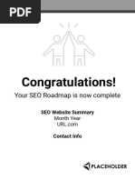 2021 URL - Com - SEO Roadmap Template