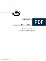 ANSI C12.9-2005 American National Standard: For Test Switches For Transformer-Rated Meters