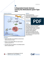 H. pylori activates NF-kB via ALPK1-TIFA pathway