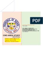 Bohol Area Study As of 15 September 21