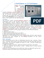 LV Switchgear: A Guide to Low Voltage Distribution Boards