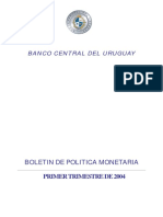 Banco Central del Uruguay analiza recuperación económica en 2003