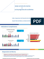 Manejo de Merma y Prevención de Accidentes