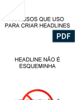 4 PASSOS PARA CRIAR HEADLINES QUE CONVERTAM