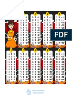 Tablas de Multiplicar