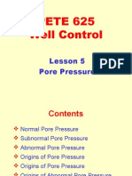 Pore Pressure